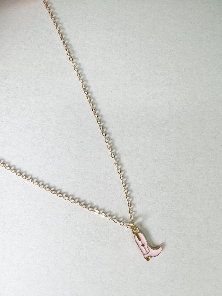 Pink Cowgirl Necklace