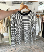 Relaxed Stripe Tee