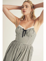 Bustier Plaid Dress