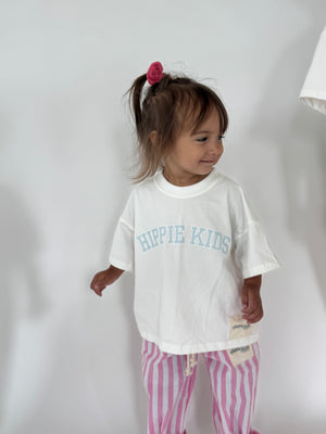 Pink Kids Striped Pants