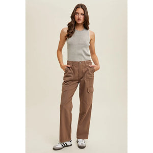 Mocha Cargo Pants