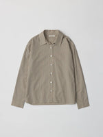 The Dixon Top Oversized Striped Button-Down Shirt