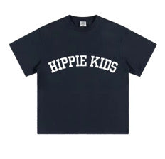 Navy Hippie Kids Varsity Tee