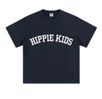 Navy Hippie Kids Varsity Tee