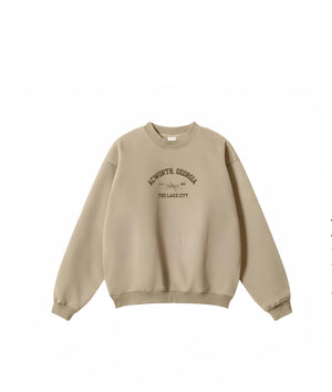 Brown Acworth Crewneck