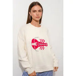 Ivory Lobster Sweater