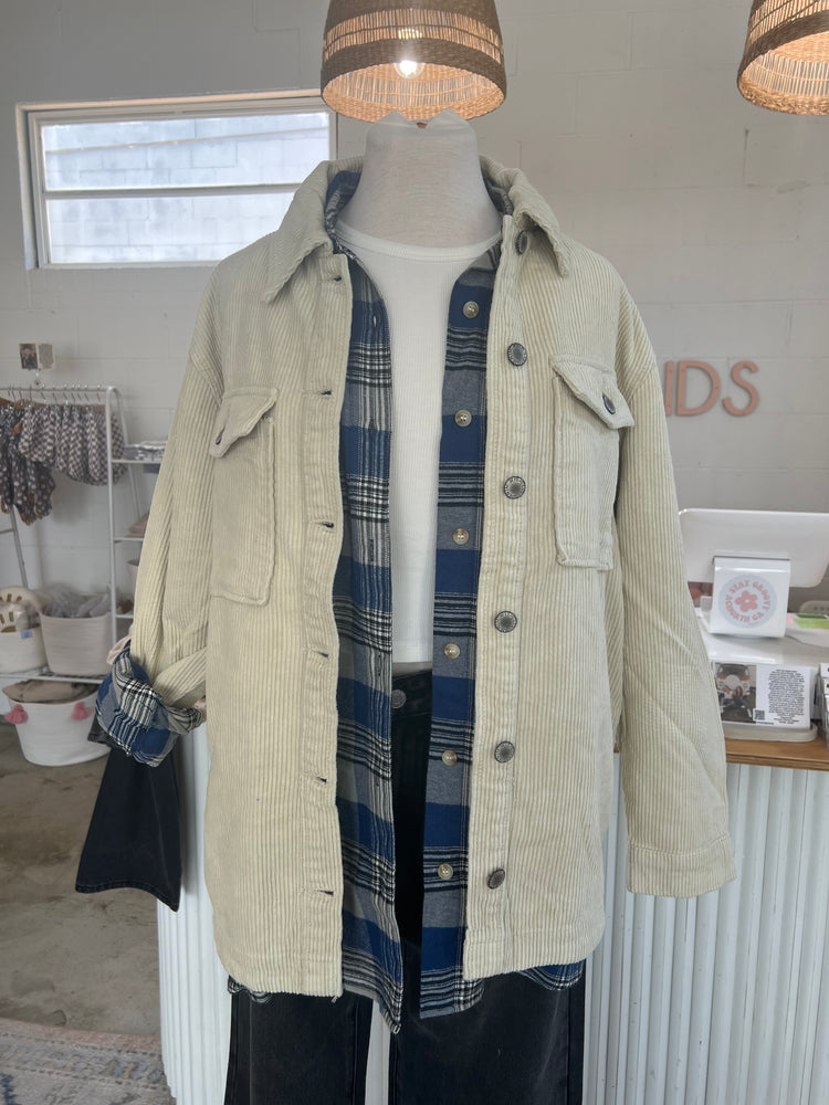 Cream Corduroy Jacket