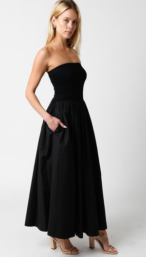 Vivan Black Maxi Dress