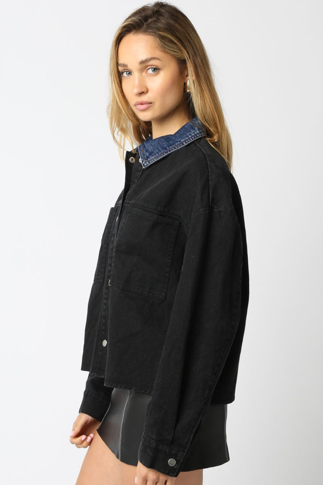 Robin Contrast Denim Jacket