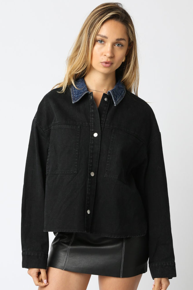 Robin Contrast Denim Jacket