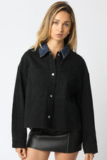 Robin Contrast Denim Jacket
