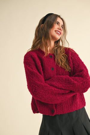 Red Chunky Sweater