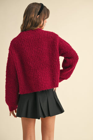 Red Chunky Sweater