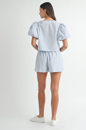 STRIPE Blue SHORTS