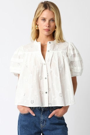 White Tilly Bubble Shirt