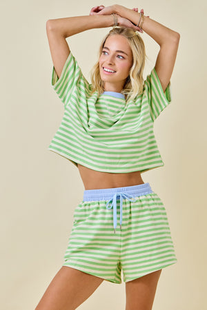 Honeydew boxy tee
