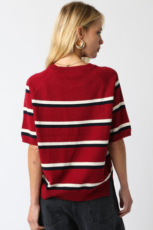 Janelle Stripe Knit Top