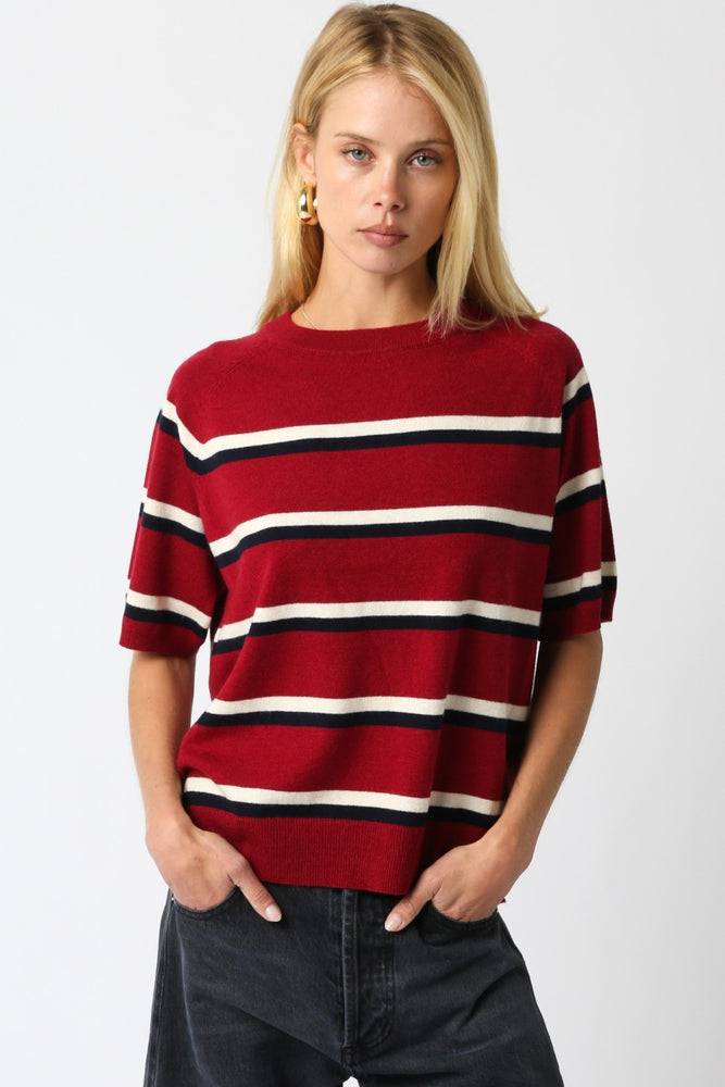 Janelle Stripe Knit Top