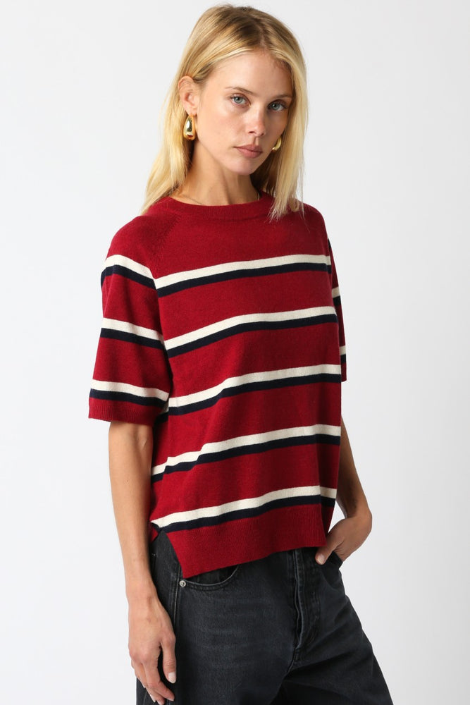 Janelle Stripe Knit Top