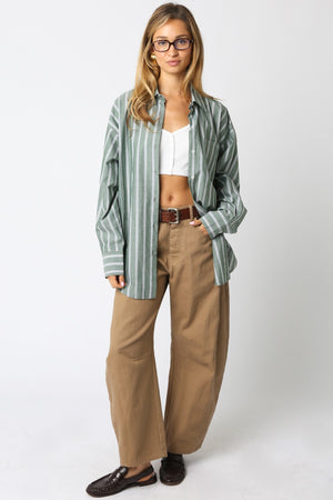 Olive Mylie Stripe Shirt