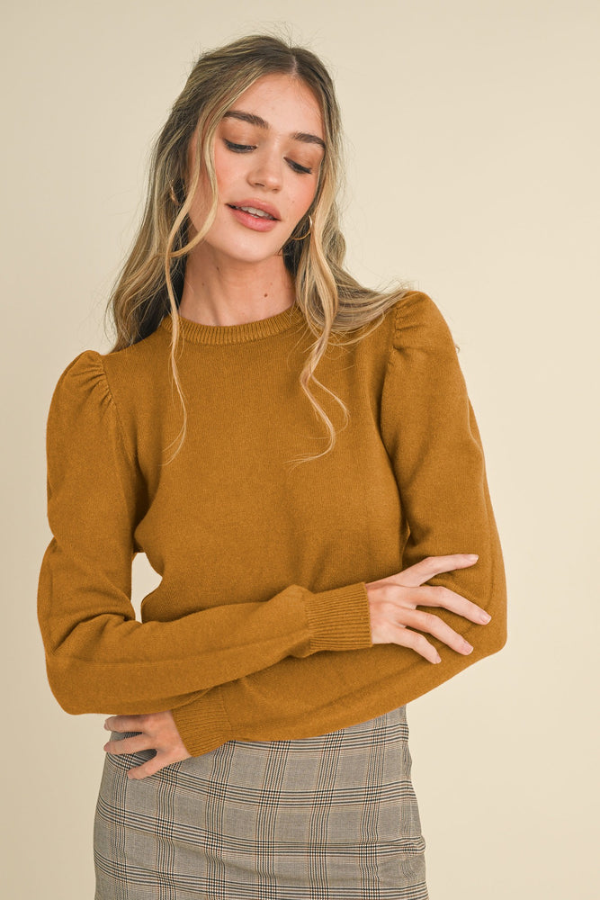 Bronze Classic Crew Neckline Pullover