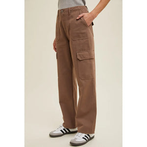 Mocha Cargo Pants