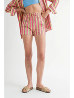 Pink striped Shorts