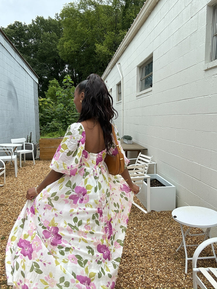 floral babydoll maxi dress Floral Babydoll Maxi Dress Chrie Lane