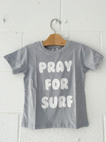 Blue Kids Pray For Surf Tee