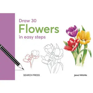 Draw 30 flowers