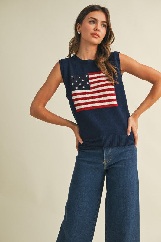 Navy Sweater