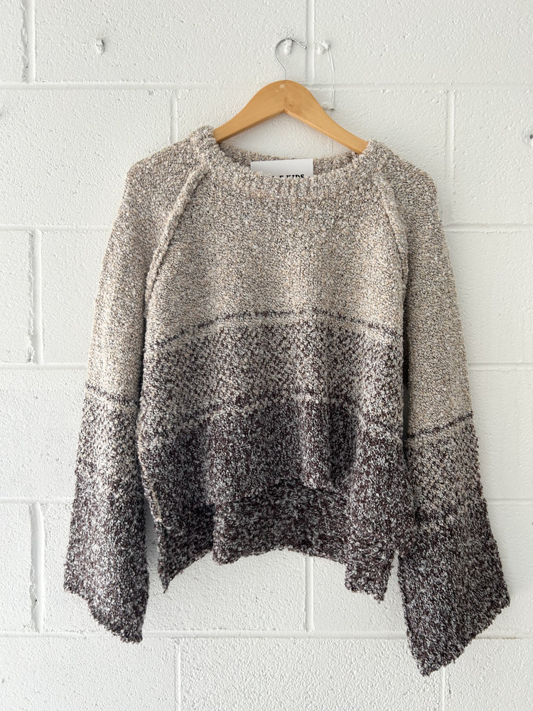 Oat and brown Sweater