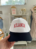 Navy and Red Atlanta Hat