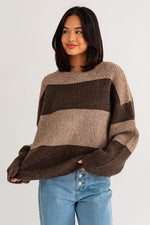 Brown Hollow Sweater
