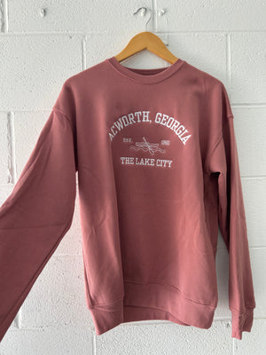 Mauve Acworth Crewneck