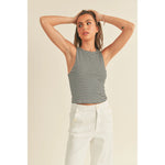 Striped soft tank