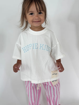 Pink Kids Striped Pants