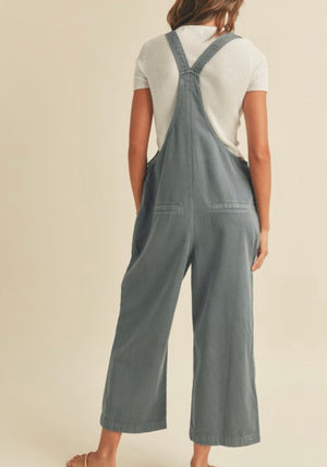 Blue tie Overalls