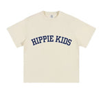 Cream Hippie Kids Varsity Tee