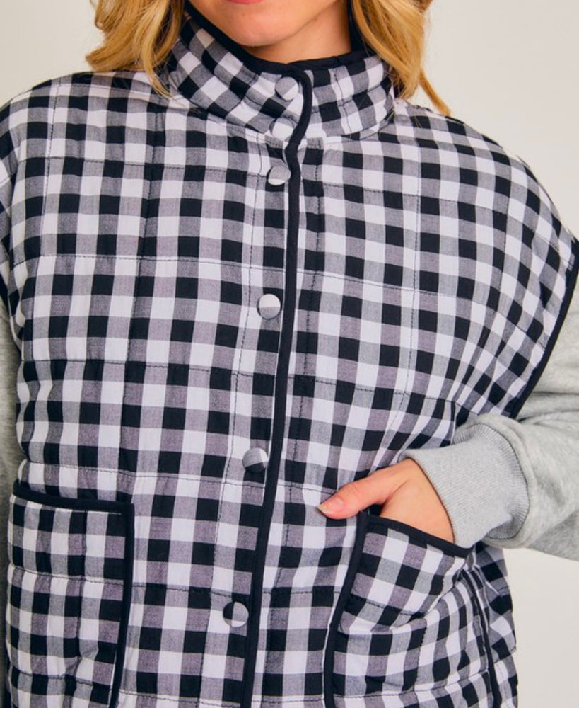 Checkered vest