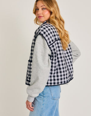 Checkered vest