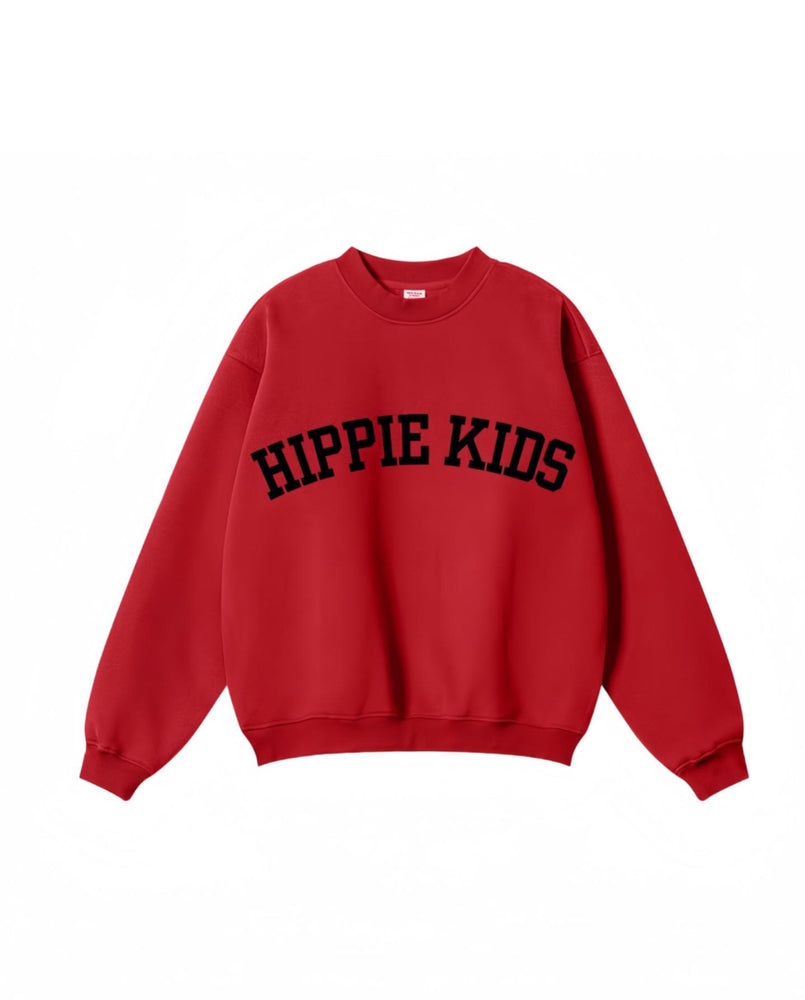Red Hippie Kids Crewneck