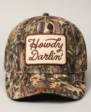 Dark Camo howdy hat