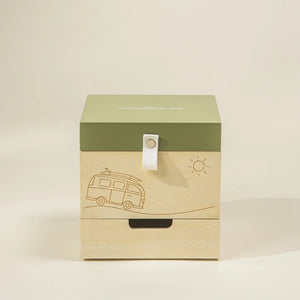 Wooden Musical Souvenir Box - Travel