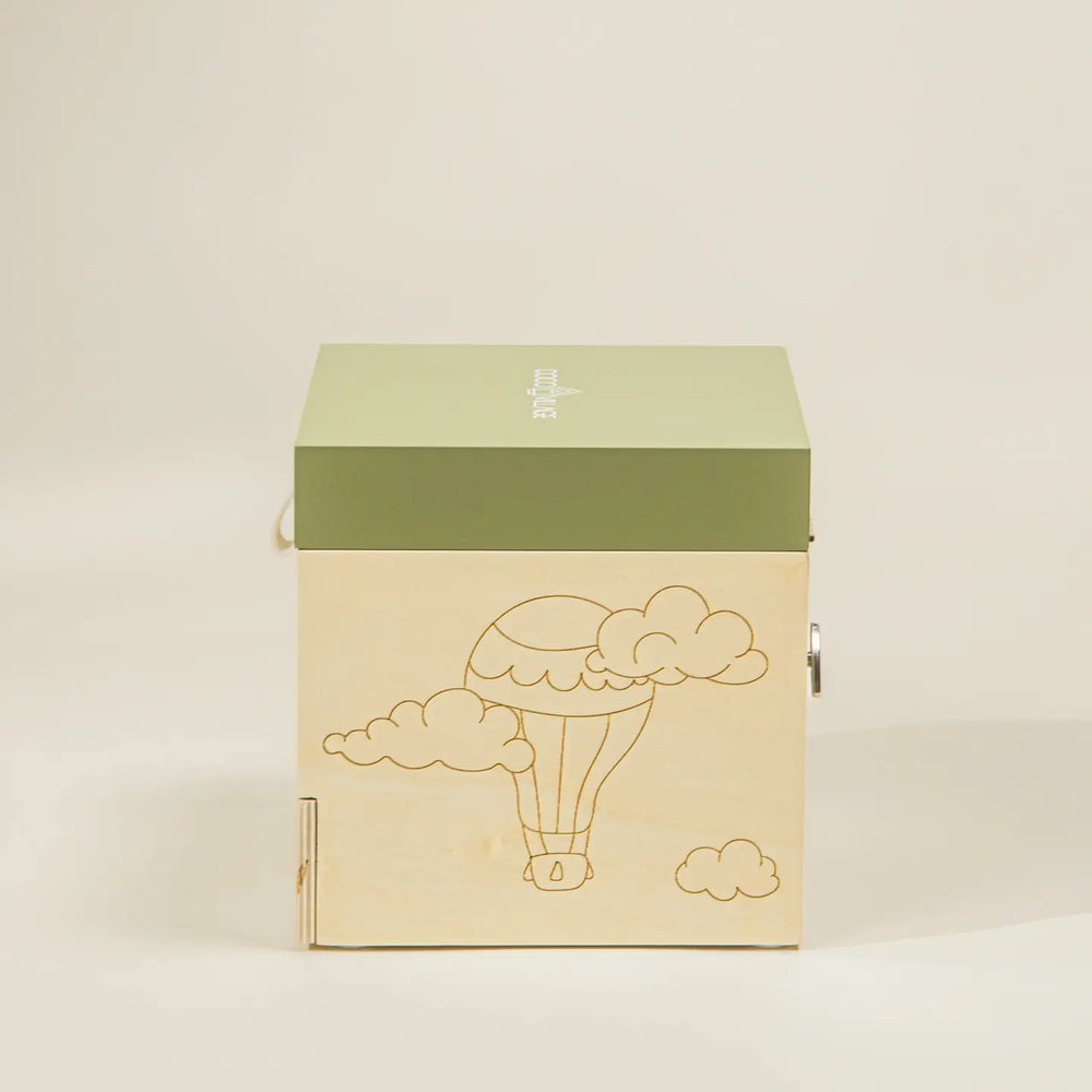 Wooden Musical Souvenir Box - Travel
