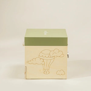 Wooden Musical Souvenir Box - Travel