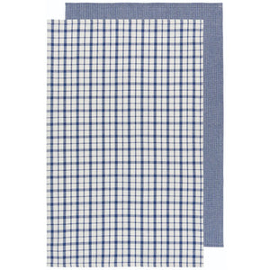 Recycled Cotton 2nd Spin Belle Plaid Dishtowel Set of 2
