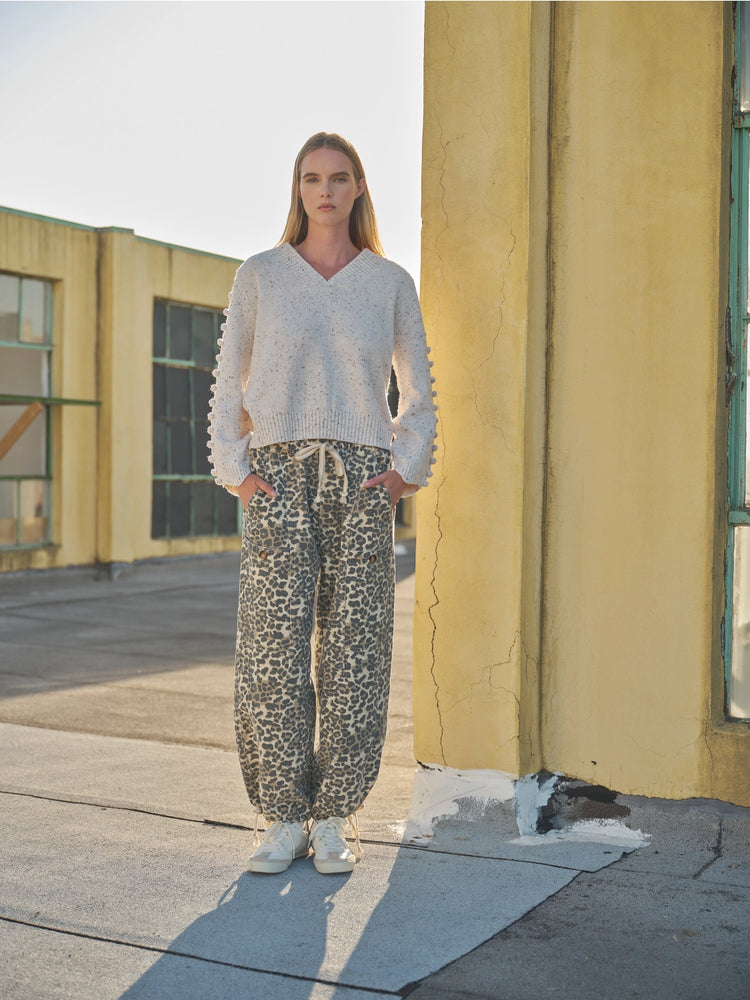 Cheetah relax fit pants