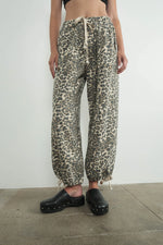 Cheetah relax fit pants