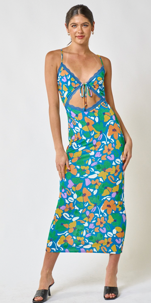 Floral Maxi lace Dress